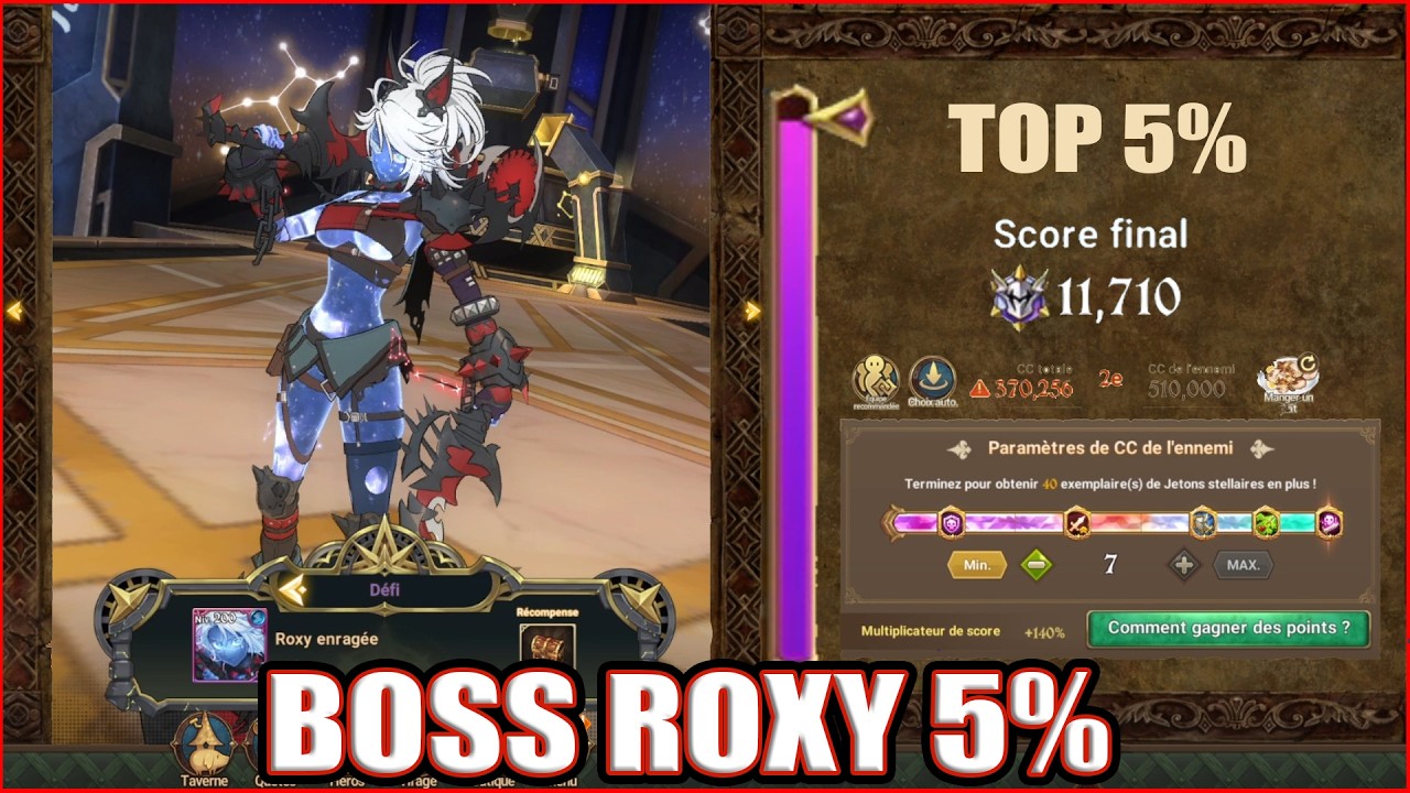 TOP 5% Boss Final ROXY : 7DS GRAND CROSS