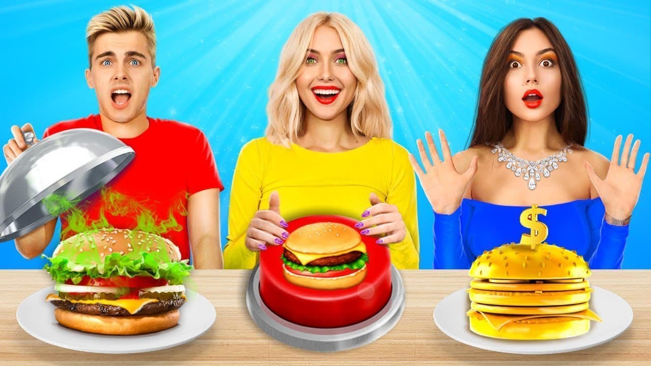 Desaf&iacute;o de comida misteriosa | &iexcl;No elijas alimentos incorrectos! Prueba de sabor por RATATA BOOM