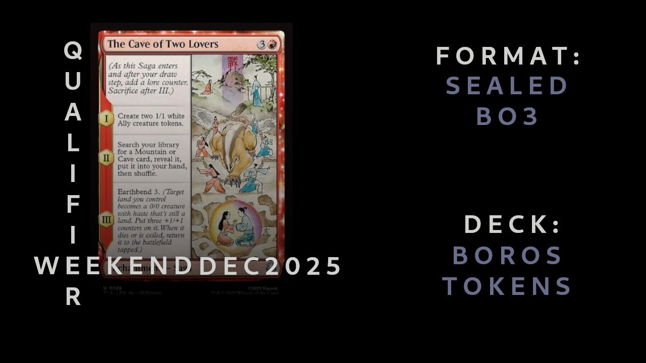 [MTG Avatar Sealed Best of 3] December Weekend Qualifier Weekend Uncommented - Boros Tokens