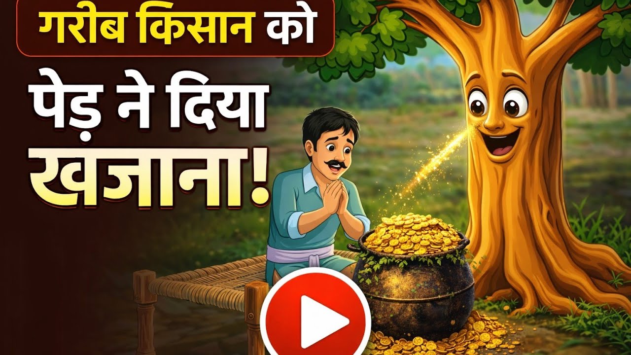 Jaadui ped ki kahani जादुई पेड़ की कहानी 😲