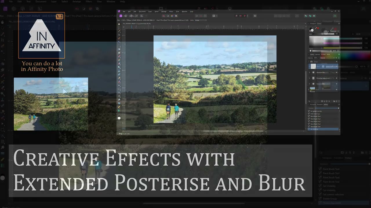 Creative Effects with Extended Posterise and Blur