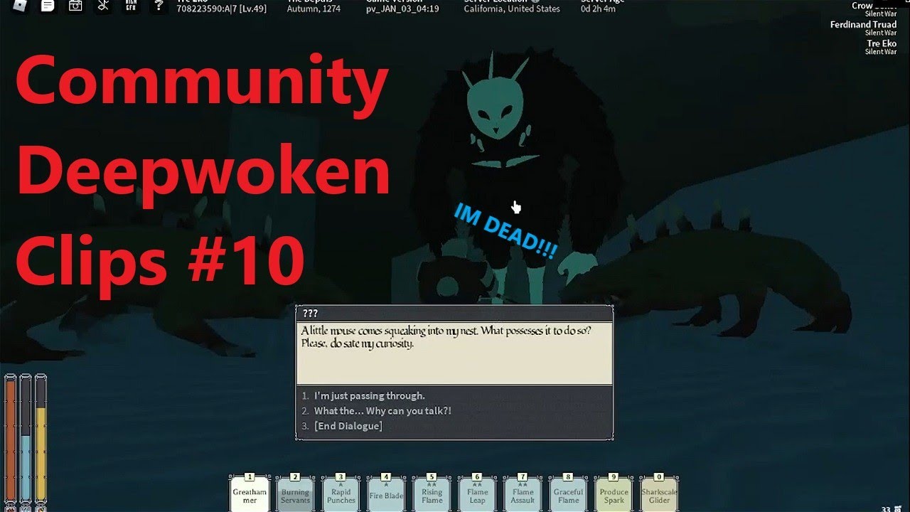 Deepwoken Clips The Enforcer is Afraid Of