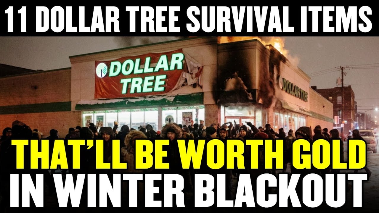 11 Dollar Tree Survival Items That'll Be WORTH GOLD in Winter Blackout