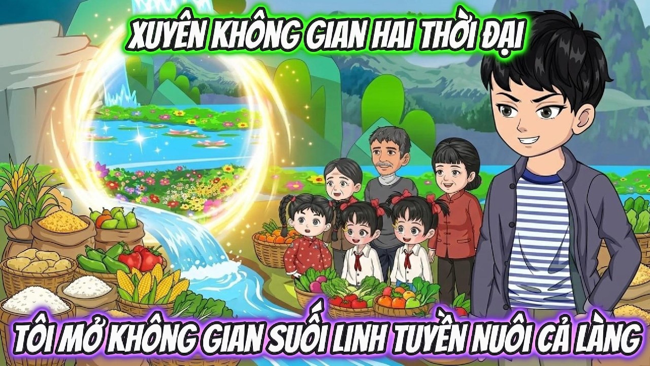 Xuyên Không Gian Hai Thời Đại, Tôi Mở Không Gian Linh Tuyền Nuôi Cả Làng | Coin VietSub