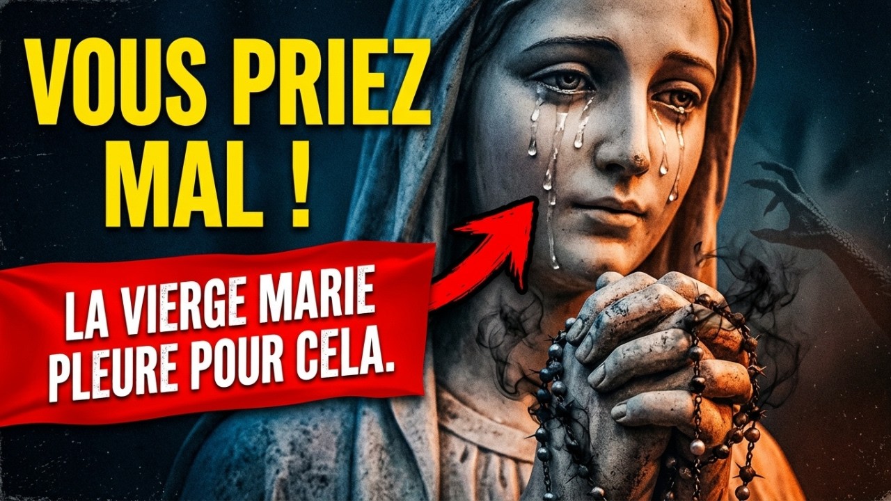La Vierge Marie pleure! Avant qu’il ne soit trop tard, priez le chapelet correctement dès maintenant