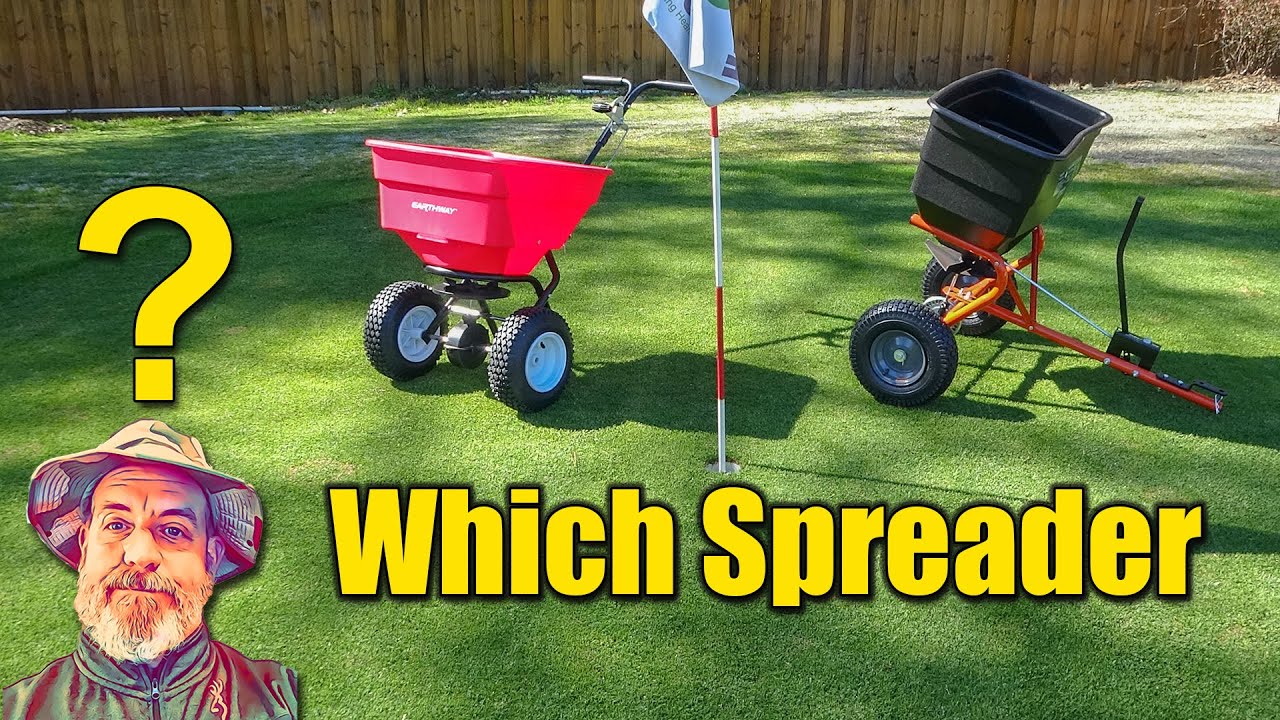 Tow Behind Lawn Spreader vs. Push Spreader