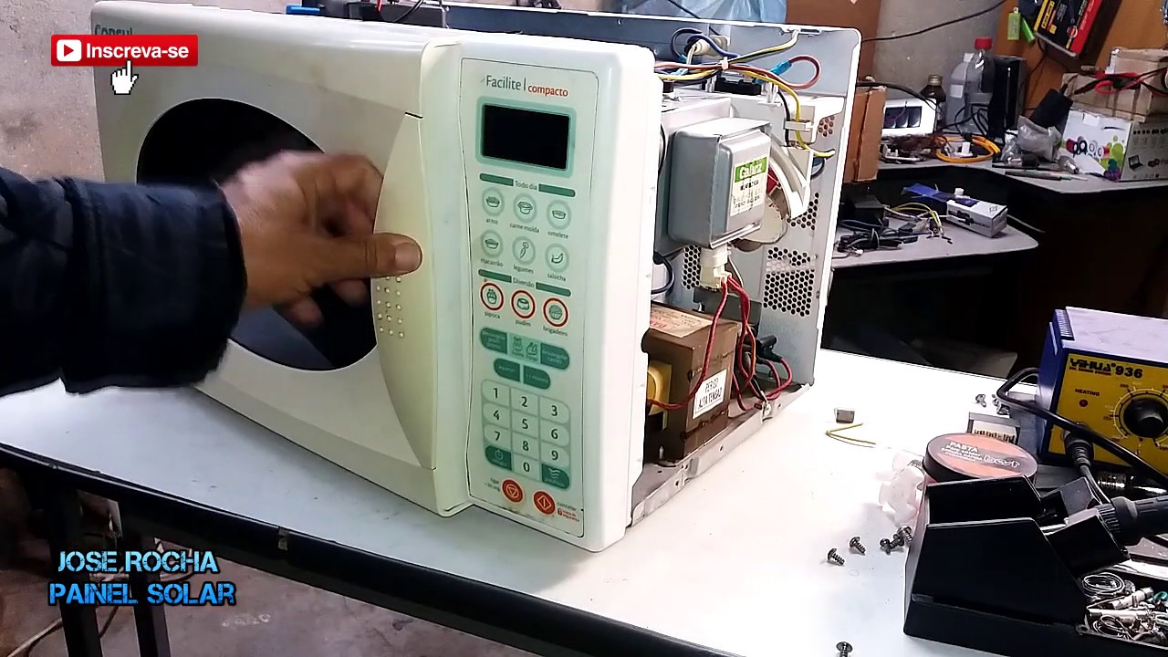 Membrana do microondas não funciona Nao Esquenta Teclas Nao Funciona Vídeo 1