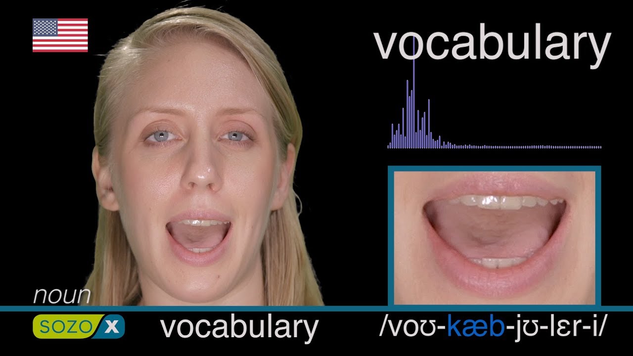 How To Pronounce VOCABULARY like an American - English Pronunciation IPA