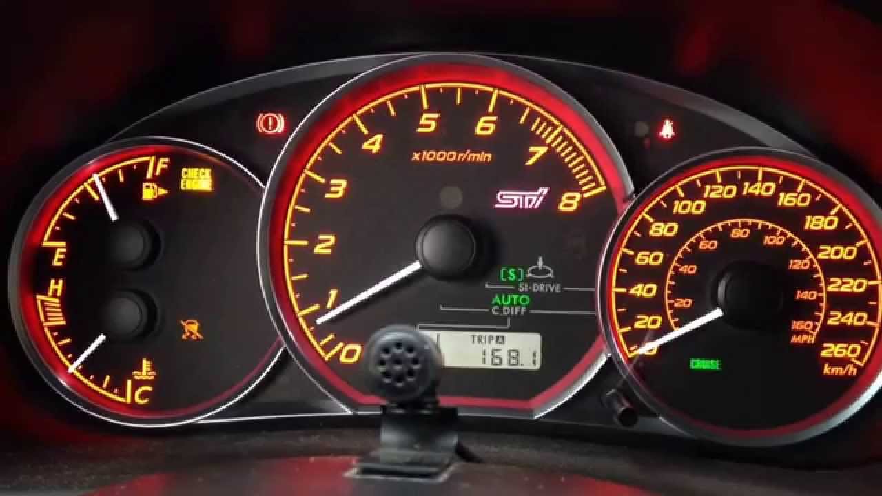 P0024 code and other warning lights.