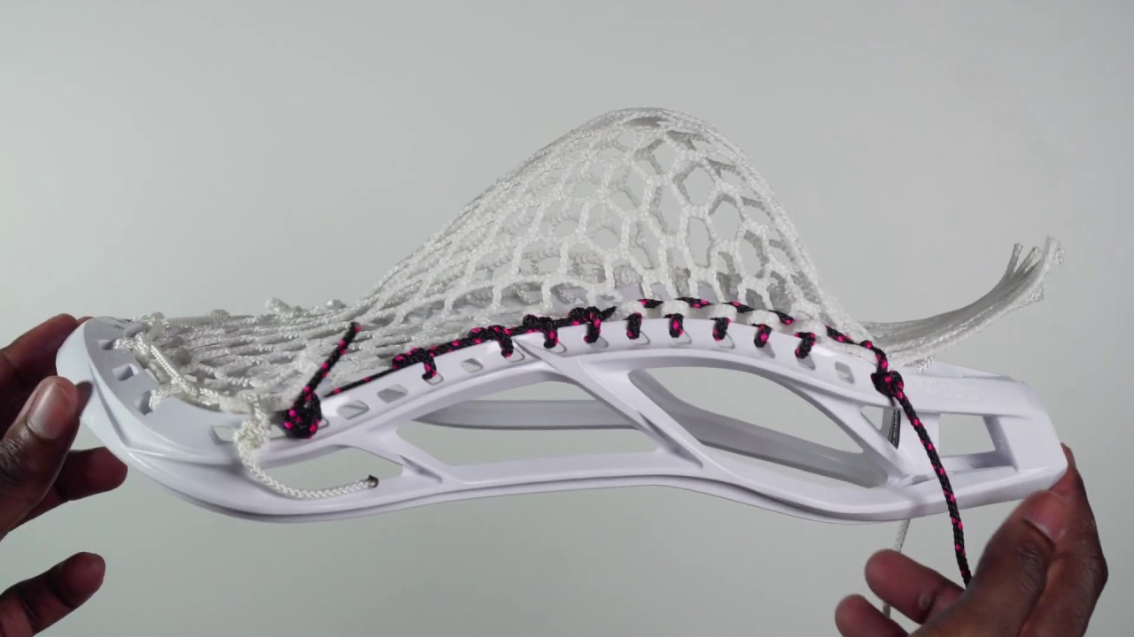 Учебное пособие по натяжке струн на головке клюшки для лакросса Maverik Optik 2.0