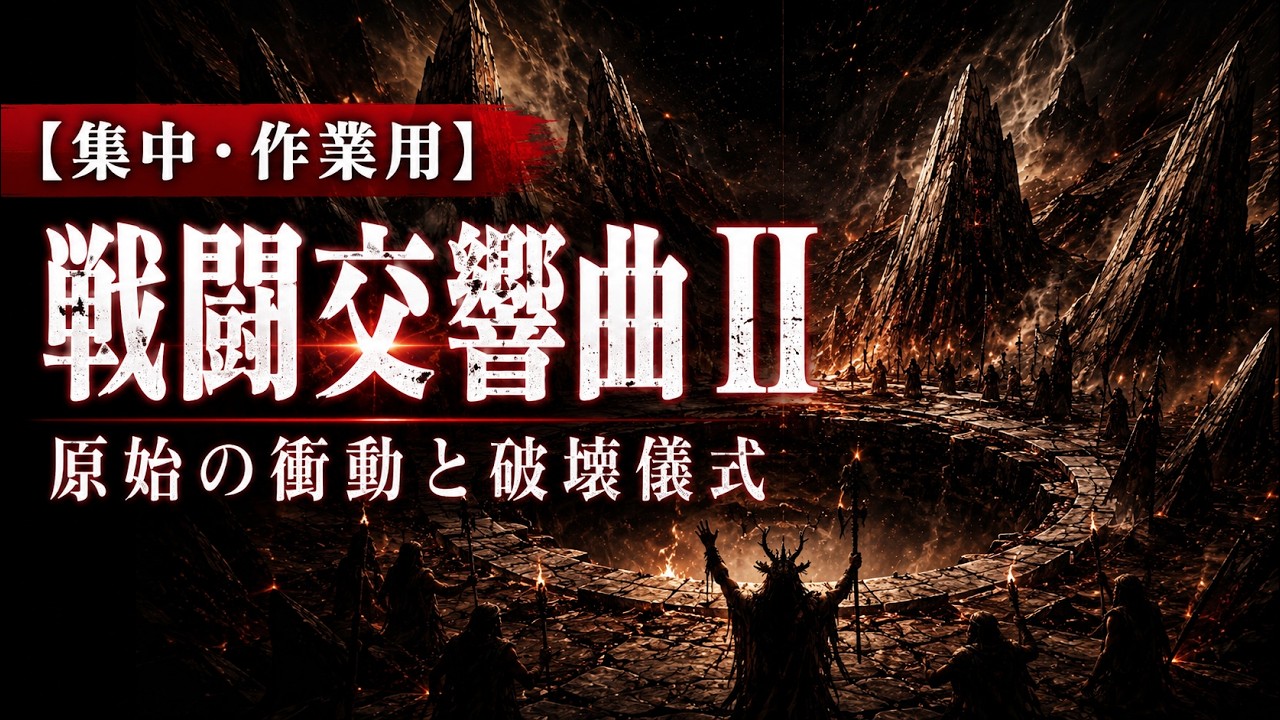 戦闘交響曲 Ⅱ｜原始の衝動と破壊儀式