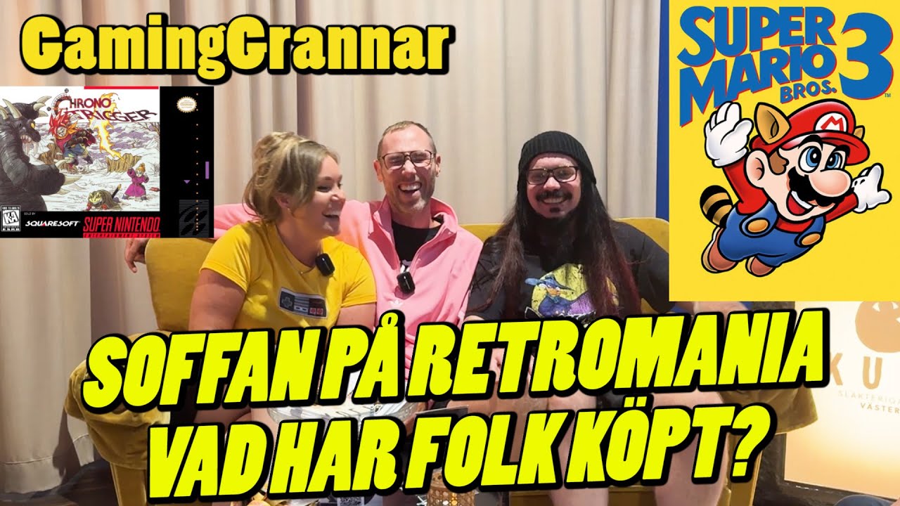 Häng med till soffan på RetroMania Västerås!  -  Besökare visar upp sina köp!