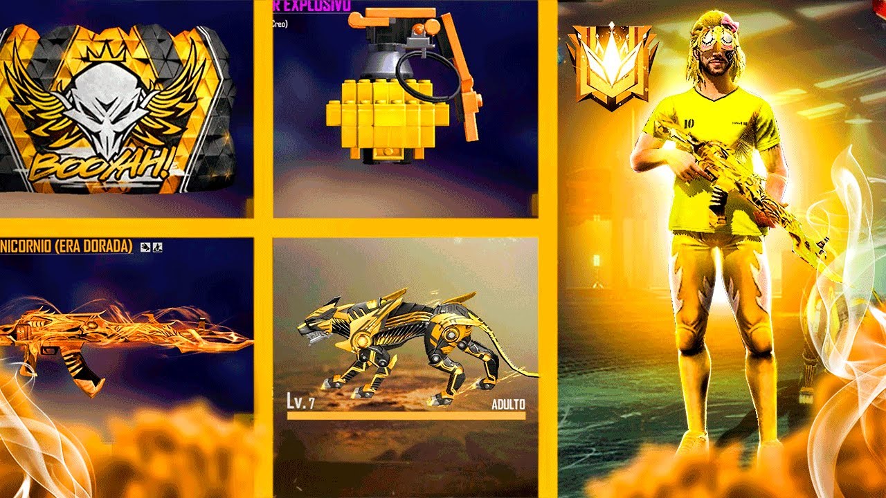 💛 SOLO PUEDO USAR COSAS AMARILLAS 💛 - RETO DE FREE FIRE | ASSIAS FF