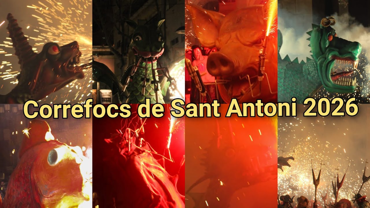Correfocs de Sant Antoni - Tres Tombs Vng (10/1/26)