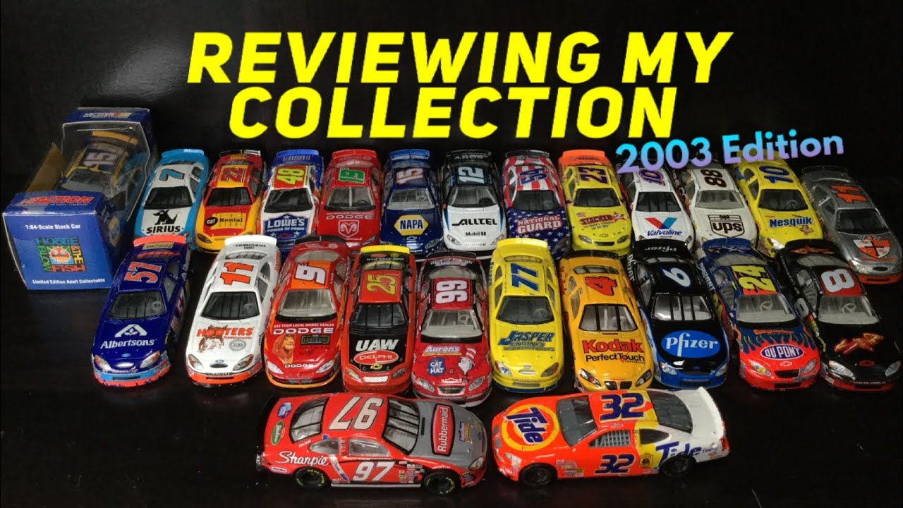 REVIEWING MY NASCAR DIECAST COLLECTION PART 2! VINTAGE & RARE 1/64 SCALE CARS! (2003 EDITION)