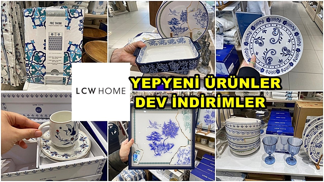 LC WAİKİKİ HOME'DA %50 İNDİRİM😱/LCW HOME'DA YEPYENİ ÜRÜNLER❗️/350 LİRAYA FİNCAN/ÇEYİZ ALIŞVERİŞİ