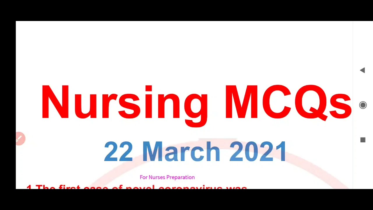 #nursingmcq 22 march 2021 aiims norcet preparation 2021