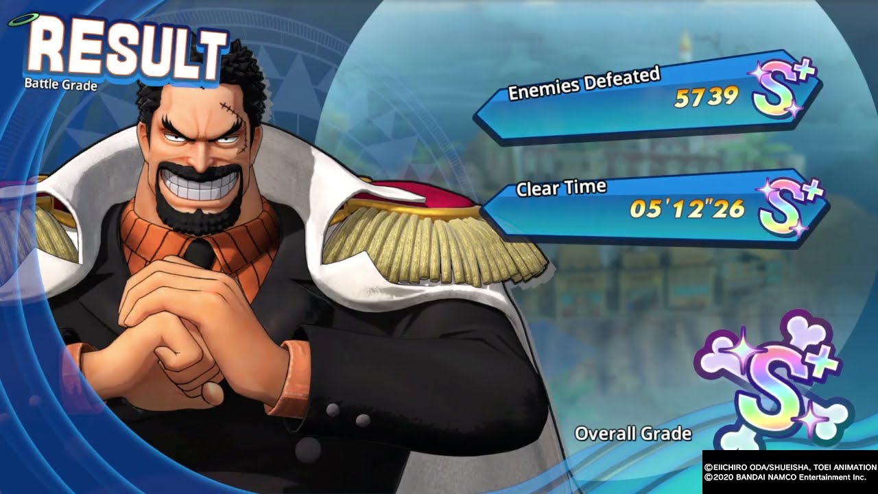 Garp - Strong People of the New World (S+ Rank) ONE PIECE: PIRATE WARRIORS 4