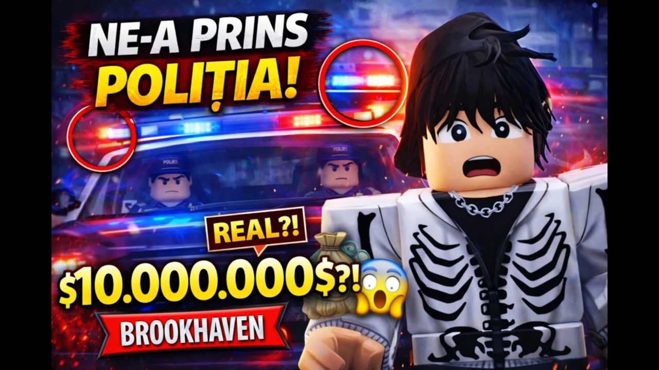 M-A PRINS POLITIA PE ROBLOX-BROOKHAVEN !!!!!!!!!!!!