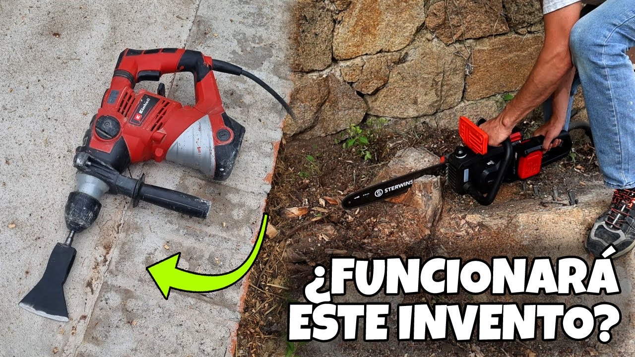 Quería PICAR PIEDRA Y ACABÉ PICANDO MADERA en mi parcela abandonada (SORTEO)