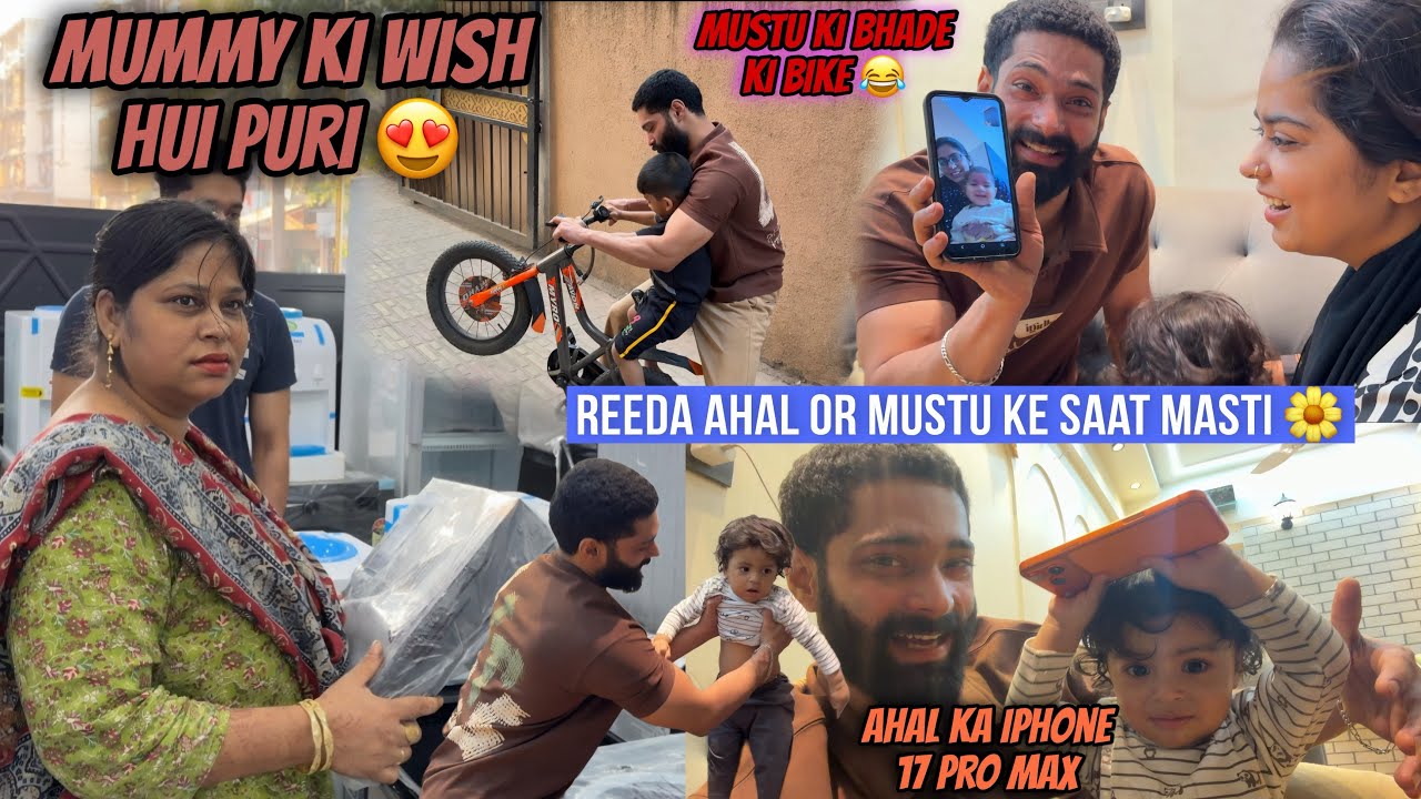 Ahal Mustu Or Reeda Ke Saat Kiye Masti 😍| Mummy Ki Wish Kiya Puri Abresh Ne | Zeeshan & Abresh