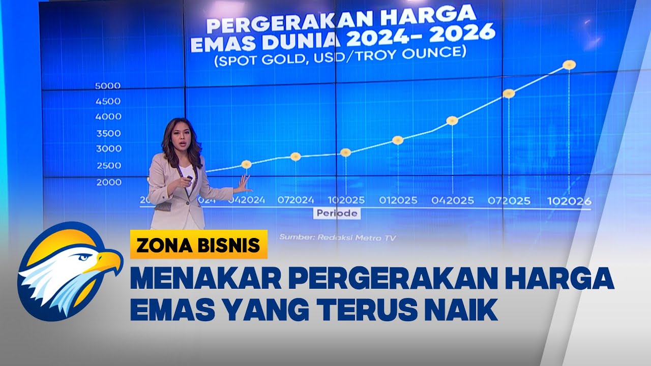 Harga Emas Terus Naik Signifikan, Apa Penyebabnya? [Zona Bisnis]