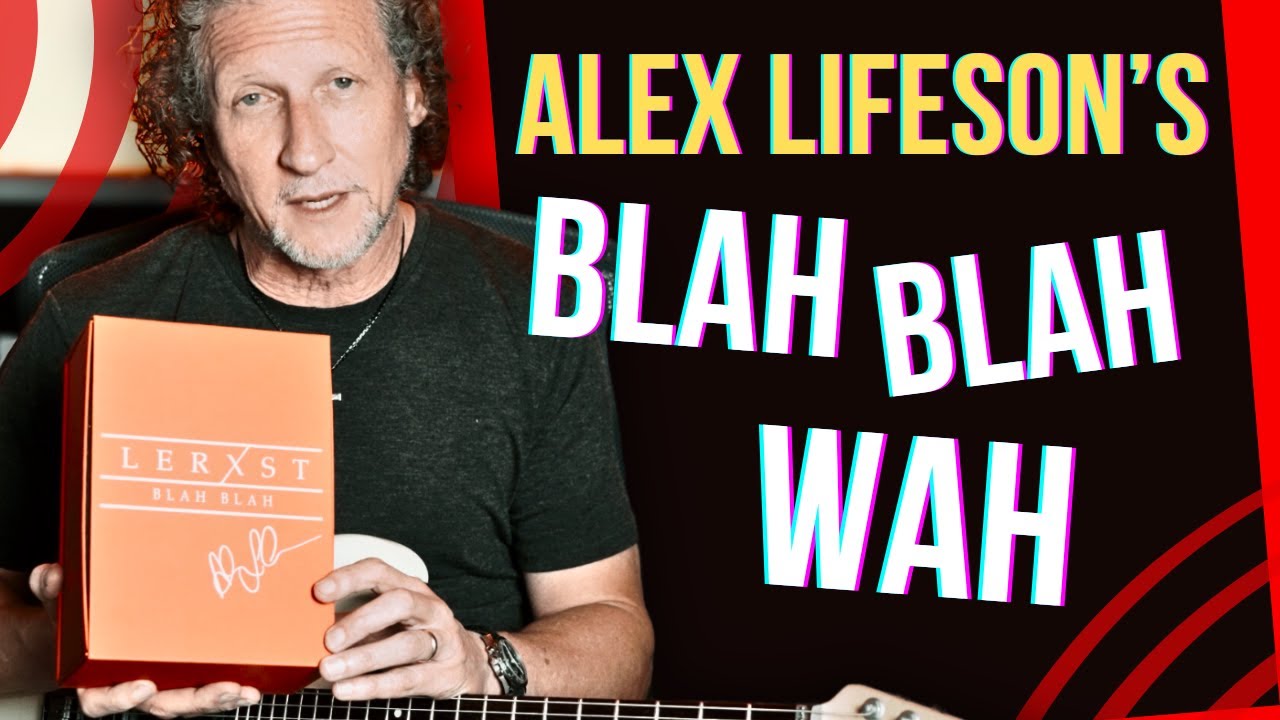 I Tried the Alex Lifeson Lerxst Blah Blah Wah Pedal and it IMMEDIATELY went on my TOUR #pedalboard