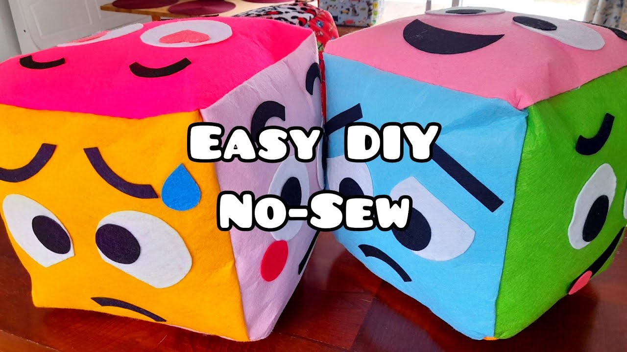 DIY Emotion Cubes Felt (No Sew!)