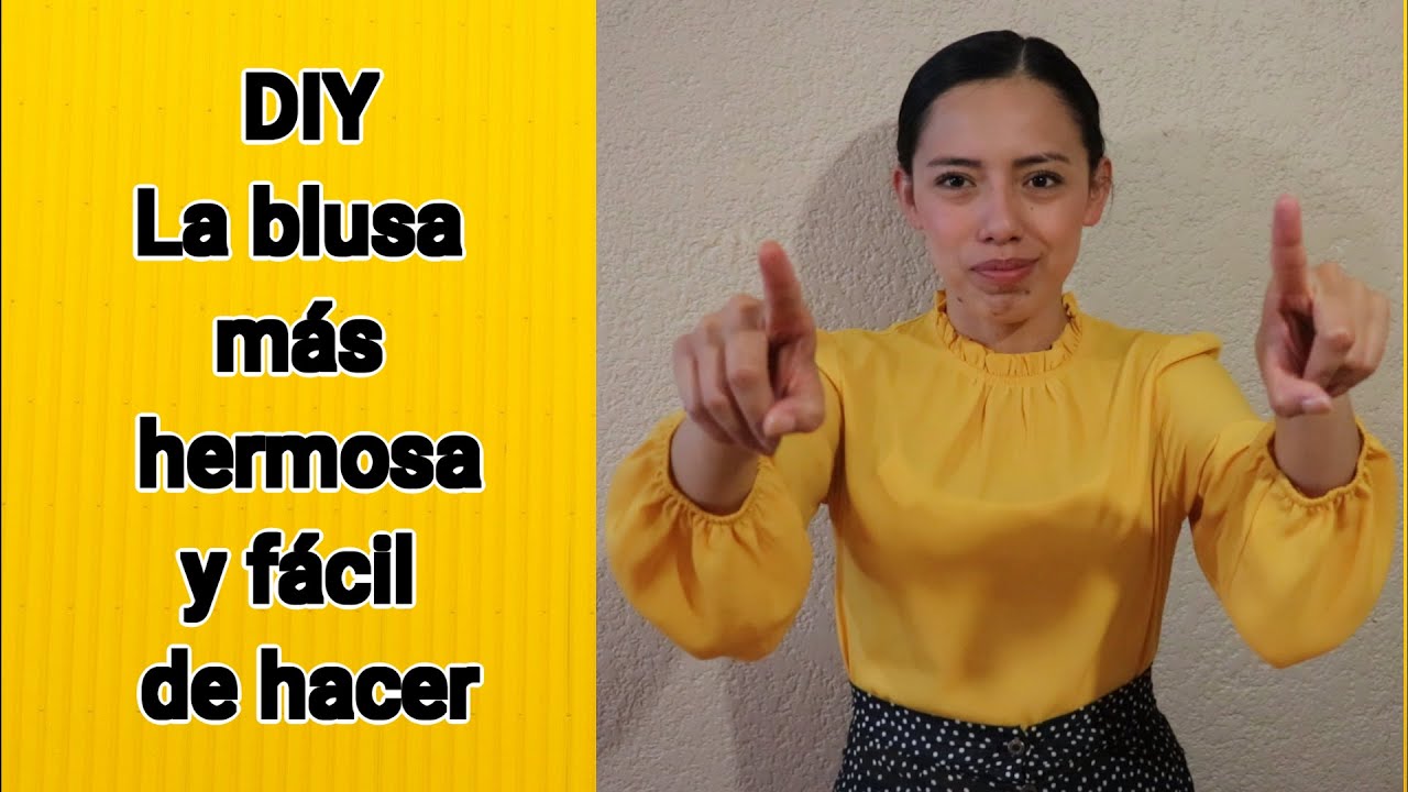Cómo hacer una blusa? | cuello fruncido | mangas abultadas | paso a paso