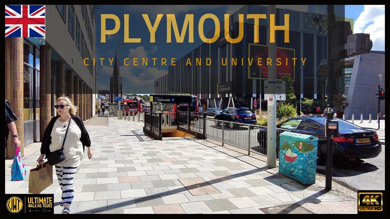 The Ultimate Plymouth Centre and Plymouth University 4k Walking Tour