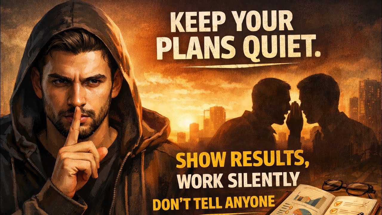 Keep Your Plans Quiet | Show Results Work Silently Don’t Tell Anyone 