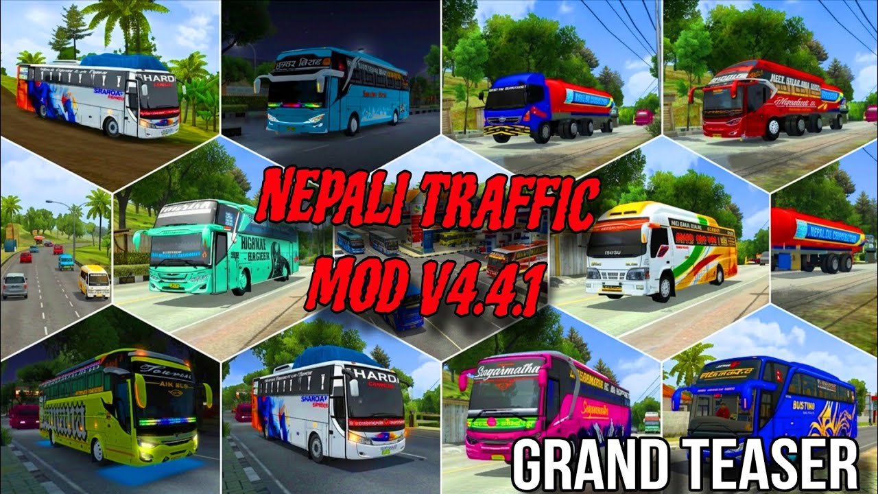 NEPALI TRAFFIC MOD 4.4.1 GRAND TEASER 🇳🇵 | Coming Soon | BUSSID |@Arisugaming2.0 
