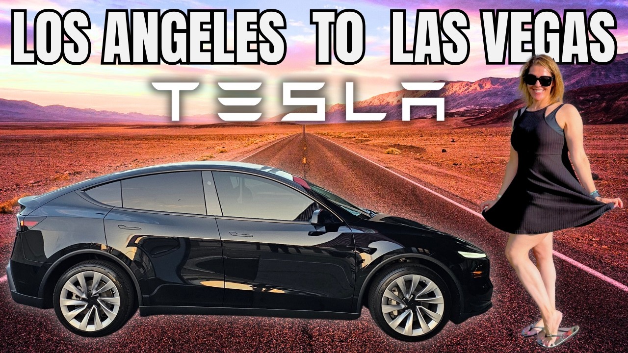 🔴DRIVE to LAS VEGAS in a TESLA Model Y | Chit Chat in Car | Fri Feb 13, 2026