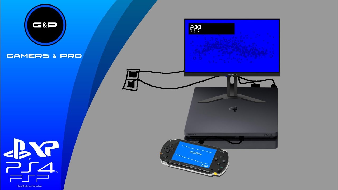 Connecting a PSP into a ps4???
