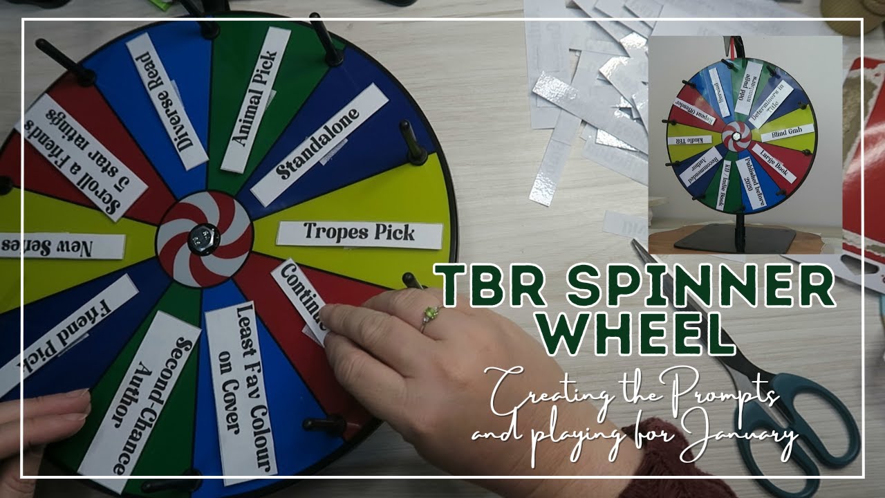 Let's play the TBR Spinner Wheel for January (and set it up for the year)