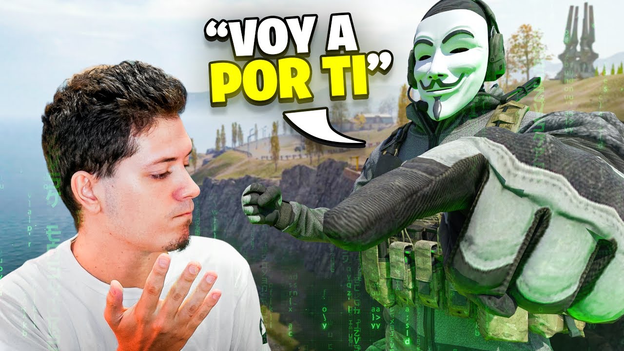 HAGO ENFADAR a un HACKER, ME AMENAZA y ACABA LLORANDO en WARZONE