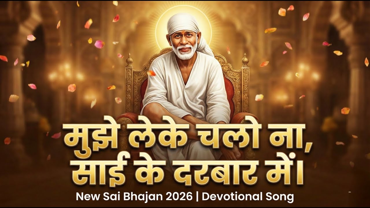 मुझे लेके चलो ना, साईं बाबा के दरबार में। | Mujhe Leke Chalo Sai Ke Darbar Me | Shirdi Sai Baba Song