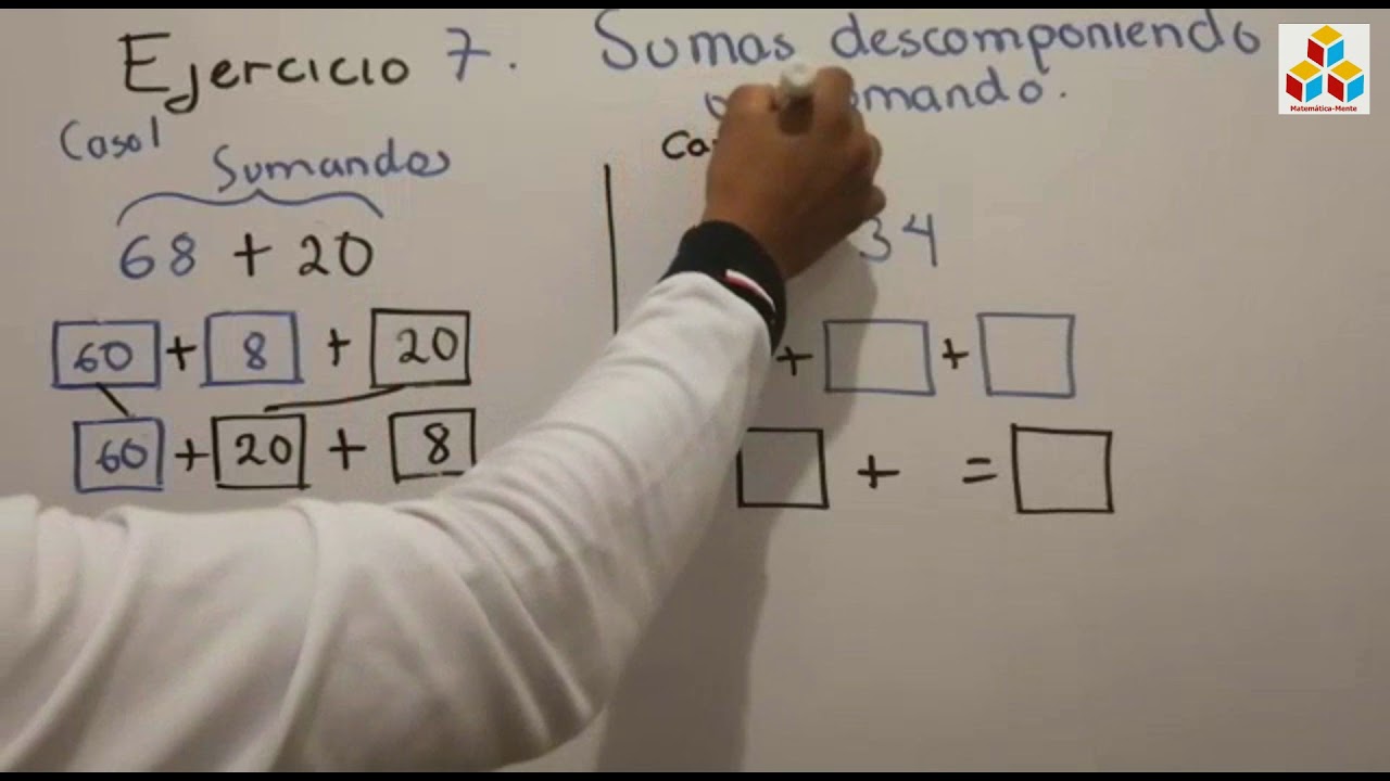 Ejercicio 7: Sumas descomponiendo un sumando