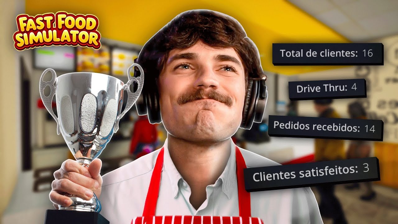 CAMPEONATO DOS COLEGAS NO SALMONELANCHES | Fast Food Simulator