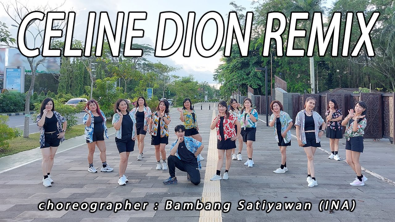 CELINE DION REMIX · LABACK Remix feat. Laura Furmanova | LINE DANCE | GALLERY | Bambang Satiyawan