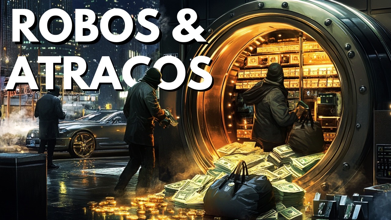 ✅ 1.5 HORAS MEGA-RECOPILACI&Oacute;N DE ATRACOS A 💰 BANCOS Y ROBOS DE 💎 JOYAS Y ARTE. #atraco #robo #oro