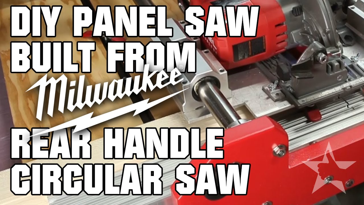 DIY Builds Panel Saw from Milwaukee Rear Handle Circular Saw *With CC Commentary*