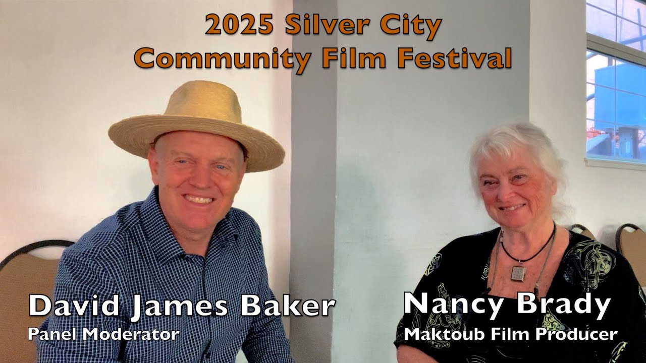 David James Baker with Writer and Producer Nancy Brady of the Film Maktoub