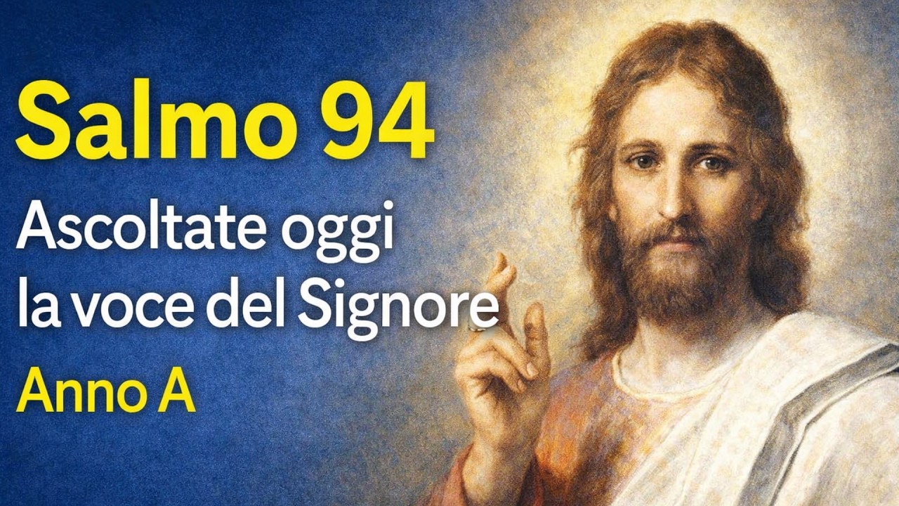 Salmo 94: Ascoltate oggi la voce del Signore - Anno A (Accordi Chitarra)