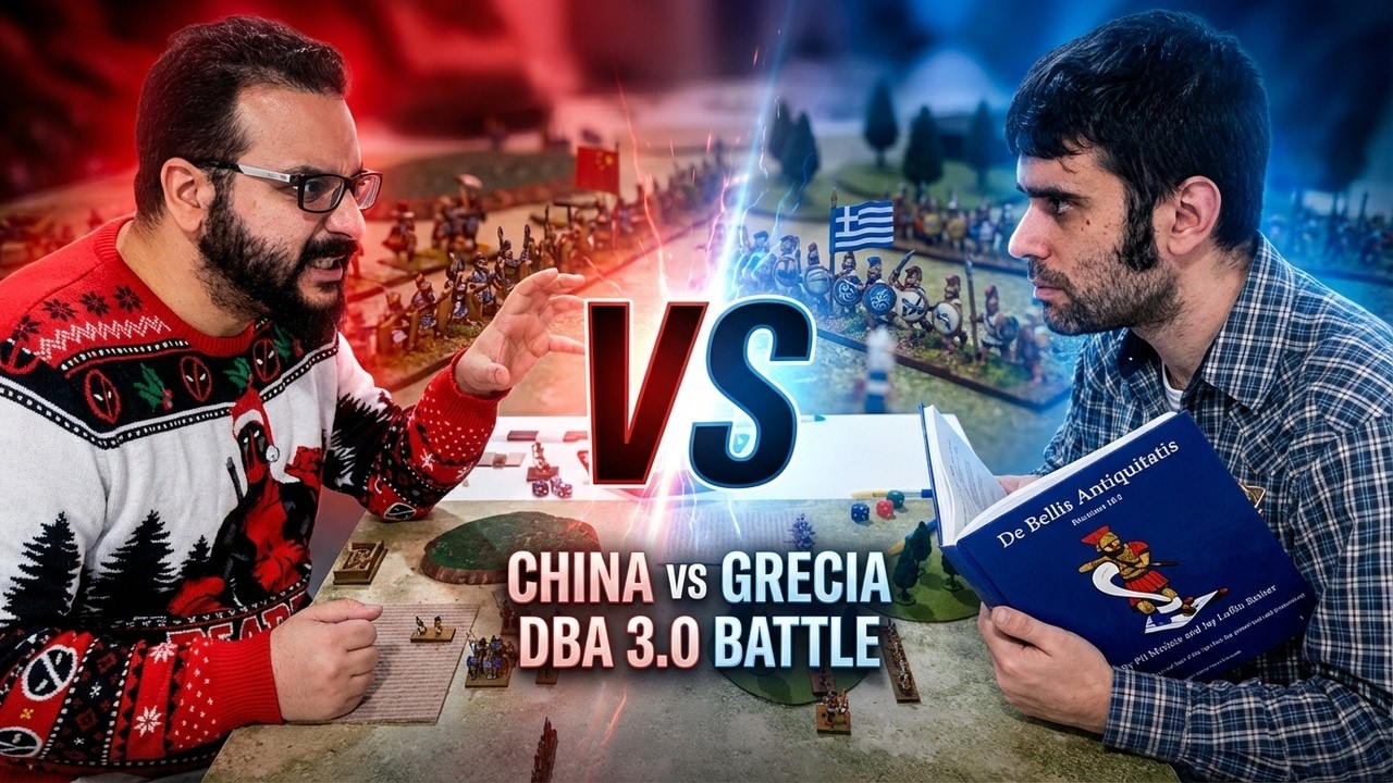 Griegos vs. Chinos ¡Falange contra Imperio en DBA 3.0!
