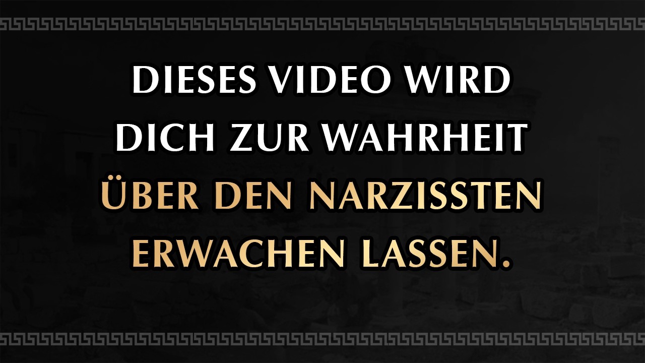 Dieses Video wird dich zur Wahrheit über den Narzissten erwachen lassen | Narzissmus