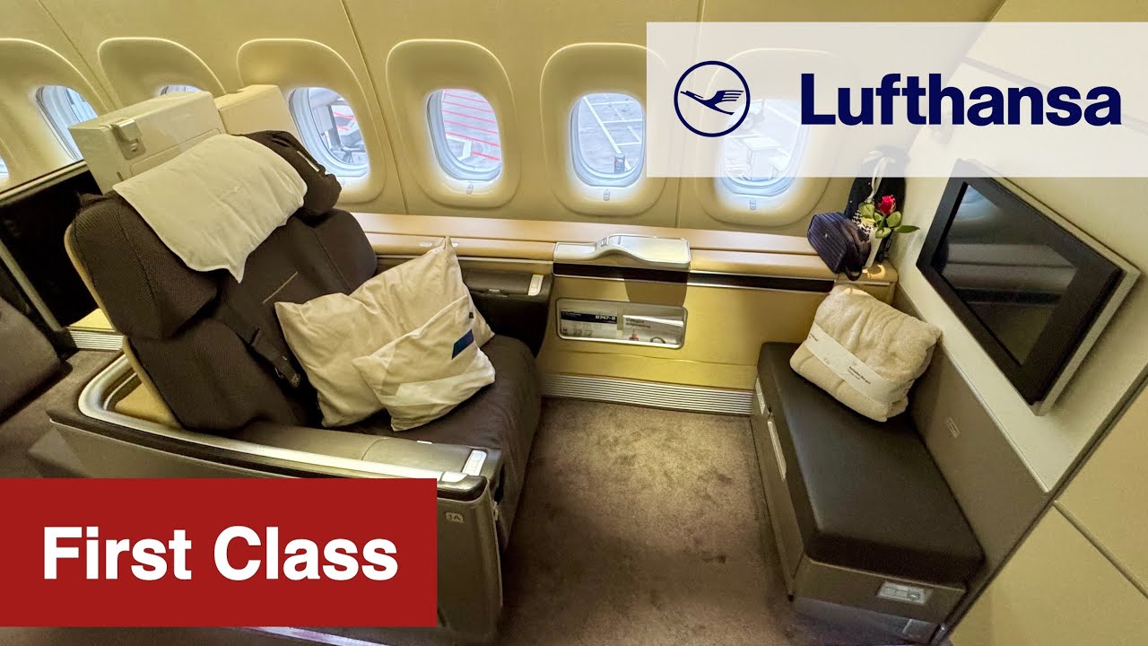 Lufthansa FIRST CLASS | Boeing 747-8 | Frankfurt - Shanghai | 4K