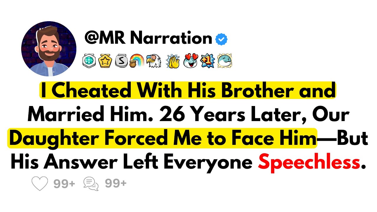 I Cheated With His Brother and Married Him. 26 Years Later, Our Daughter Forced Me to Face Him...