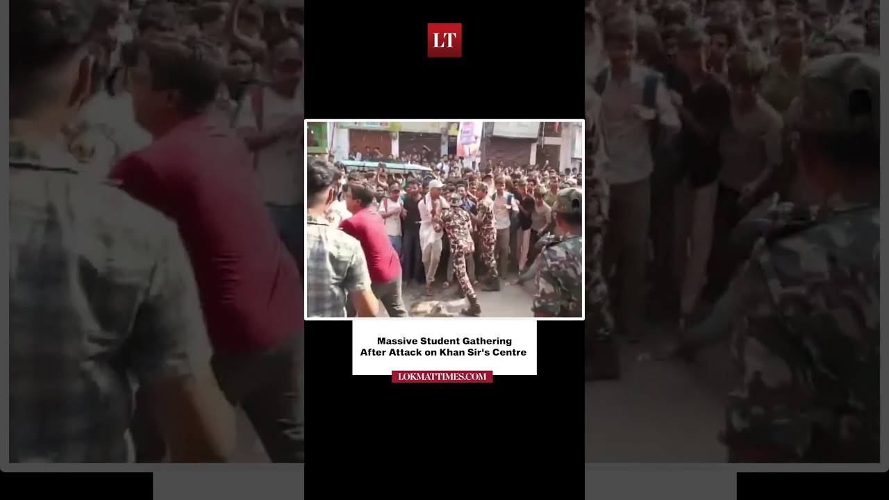 Massive Student Gathering After Attack on Khan Sir's Centre