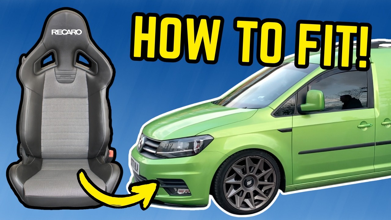 УСТАНАВЛИВАЕМ КРЫЛОКРЫШКУ RECARO В VW CADDY!
